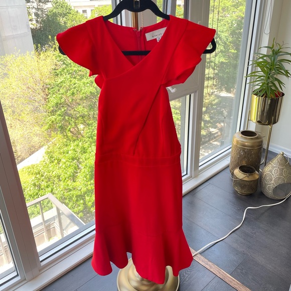 Adelyn Rae Red Dress - Picture 1 of 3